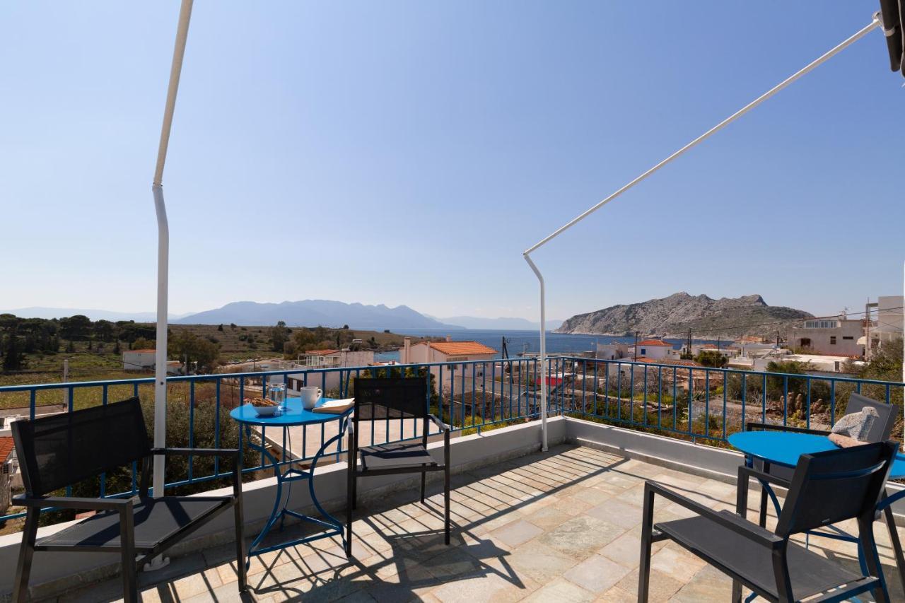 Aeginia 1- Breathtaking Sea View House In Perdika Vila Exterior foto